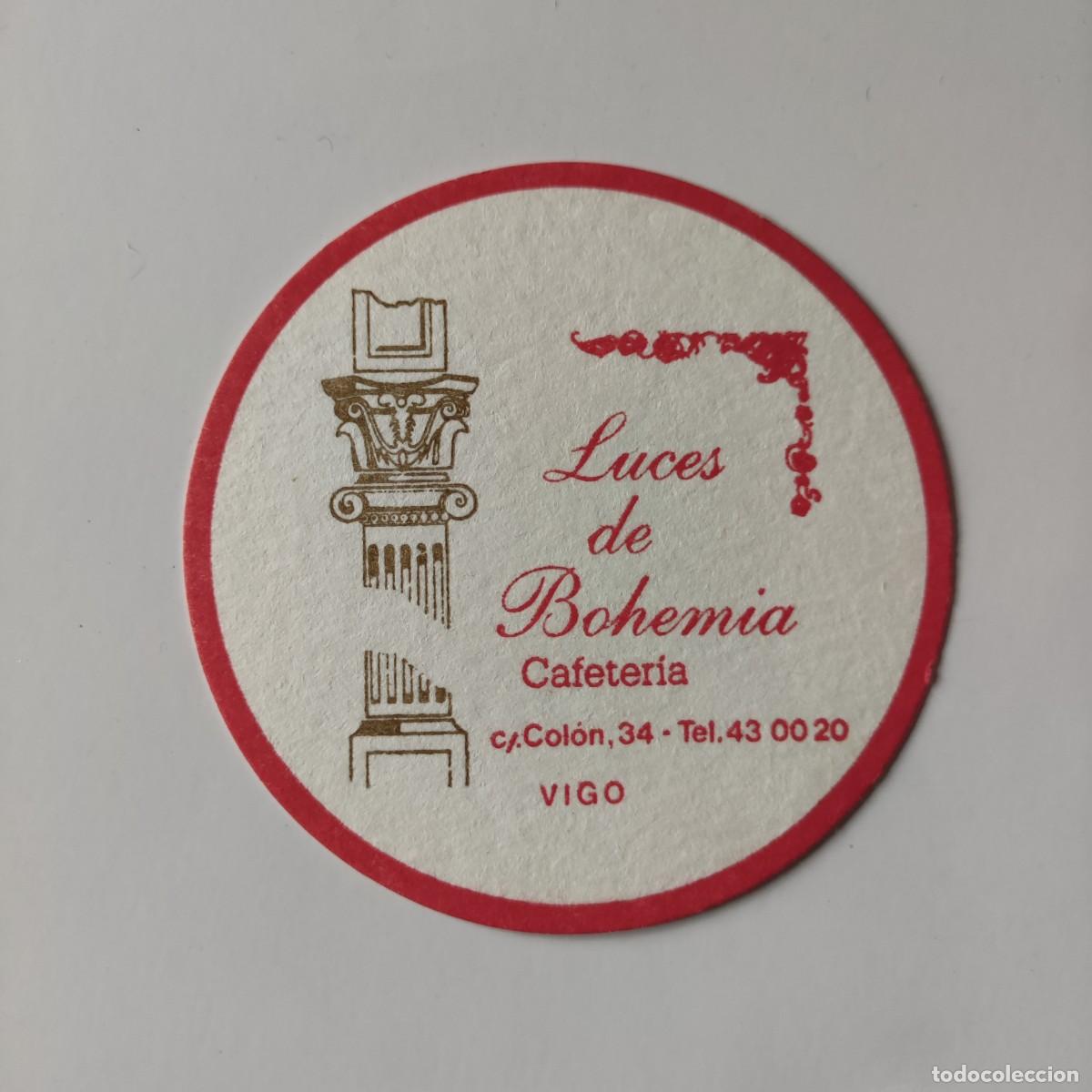 Otros Art&iacute;culos de Coleccionismo en Papel: POSAVASOS - PONTEVEDRA / VIGO - LUCES DE BOHEMIA CAFETERIA