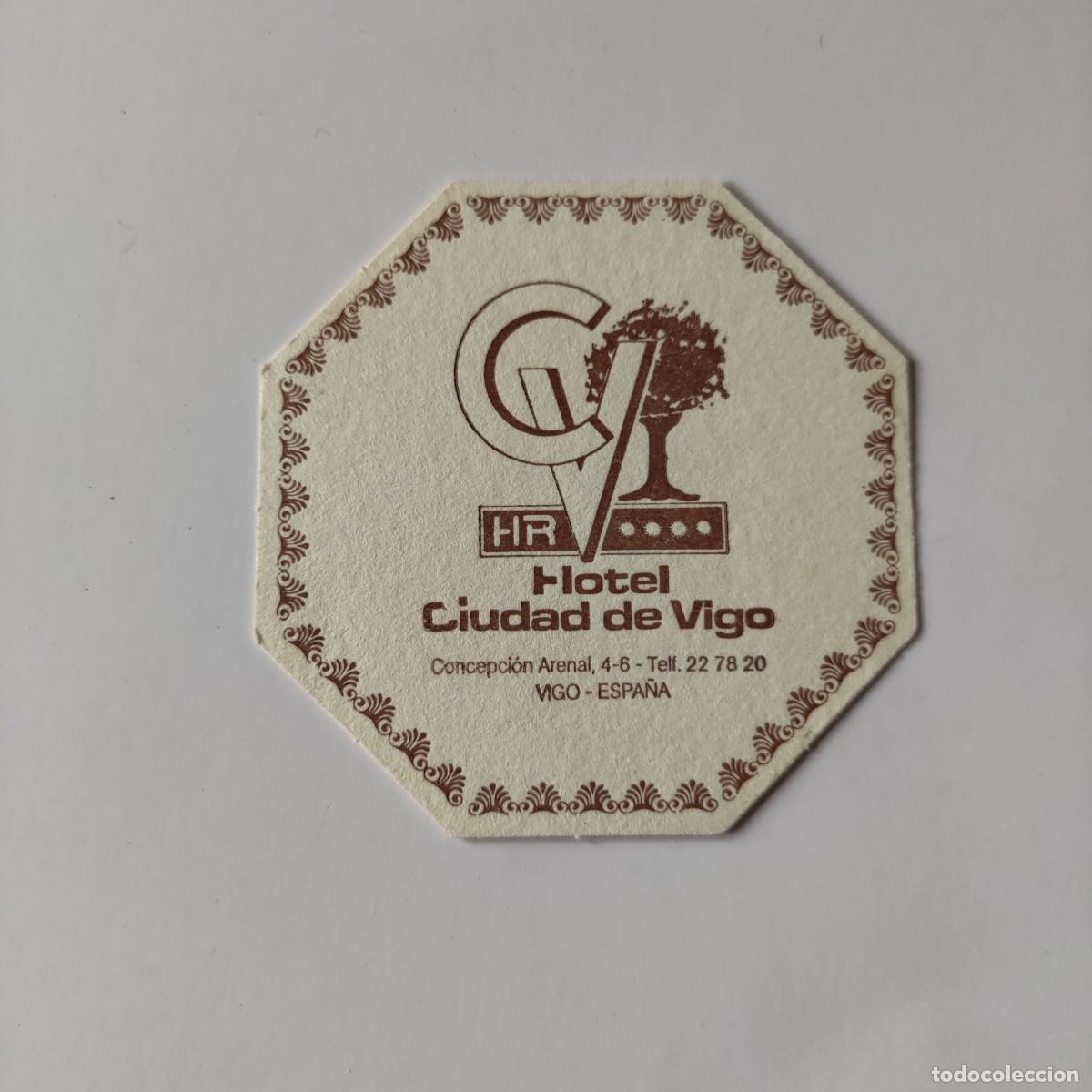 Otros Art&iacute;culos de Coleccionismo en Papel: POSAVASOS - PONTEVEDRA / VIGO - CIUDAD DE VIGO HOTEL