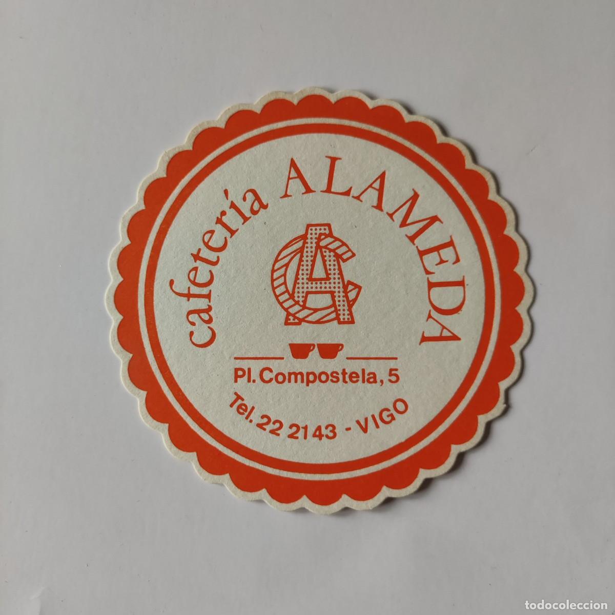 Otros Art&iacute;culos de Coleccionismo en Papel: POSAVASOS - PONTEVEDRA / VIGO - CAFETERIA ALAMEDA
