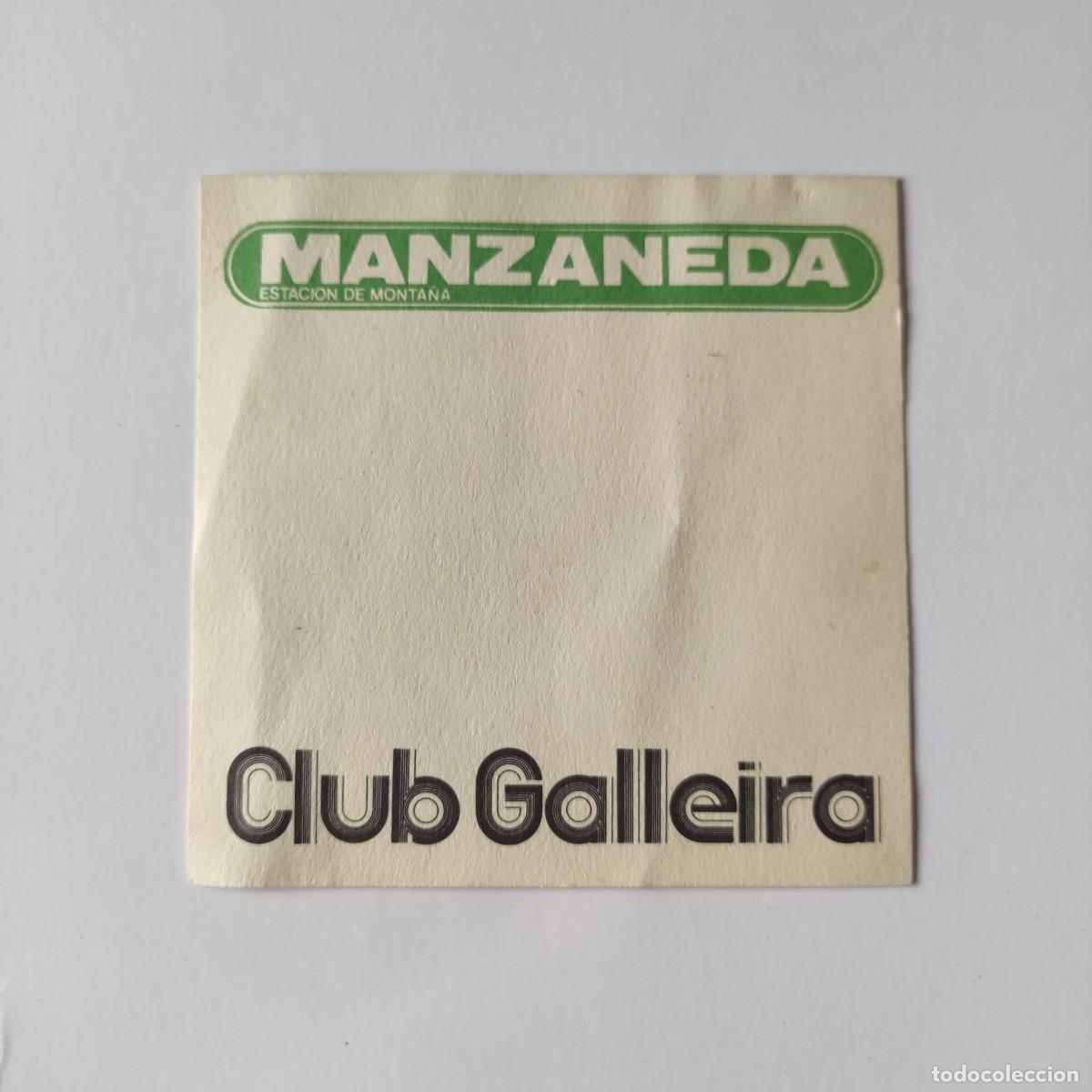 Otros Art&iacute;culos de Coleccionismo en Papel: POSAVASOS - OURENSE / MANZANEDA - CLUB GALLEIRA
