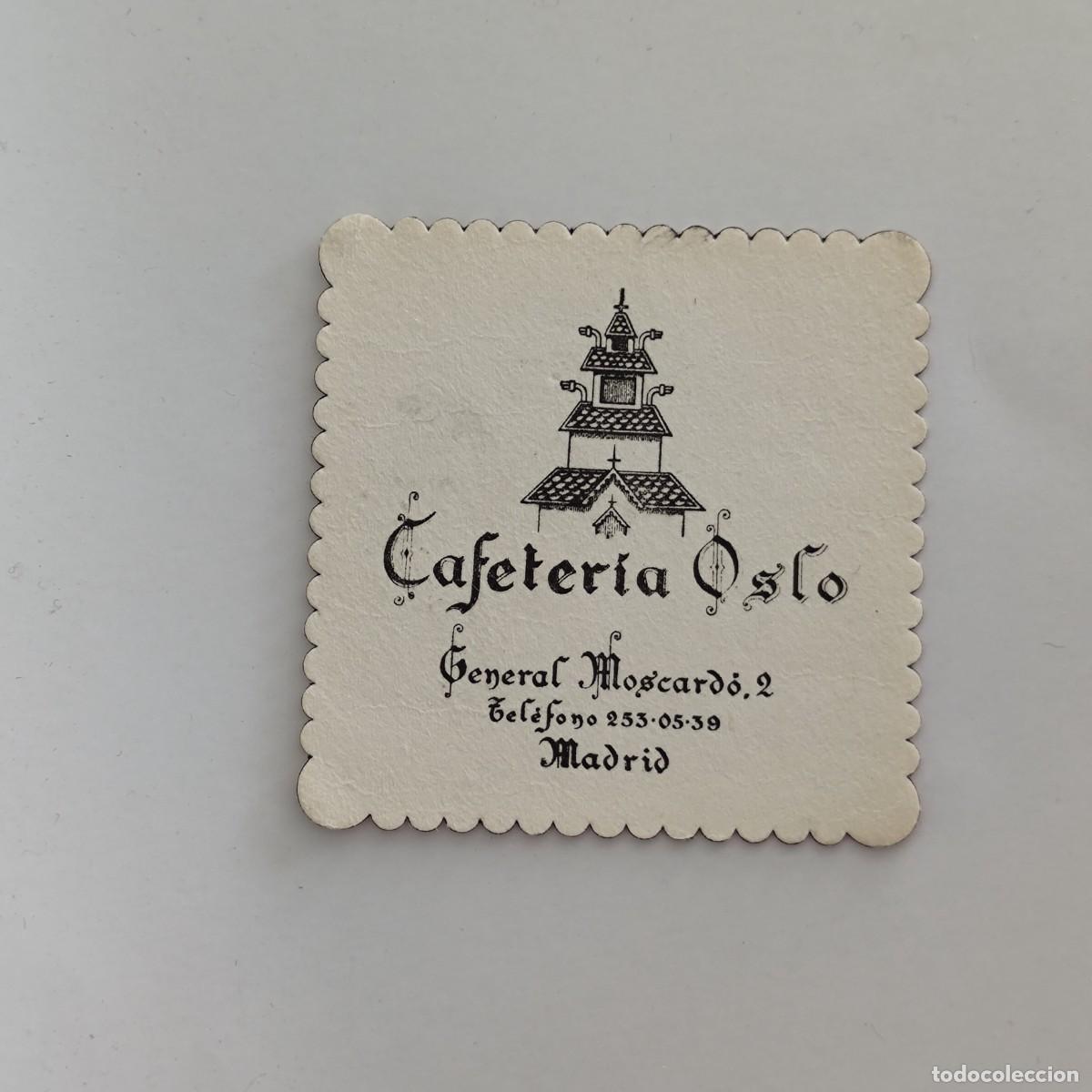Otros Art&iacute;culos de Coleccionismo en Papel: POSAVASOS - MADRID - OSLO CAFETERIA - 1983 - IGLESIA RELIGION
