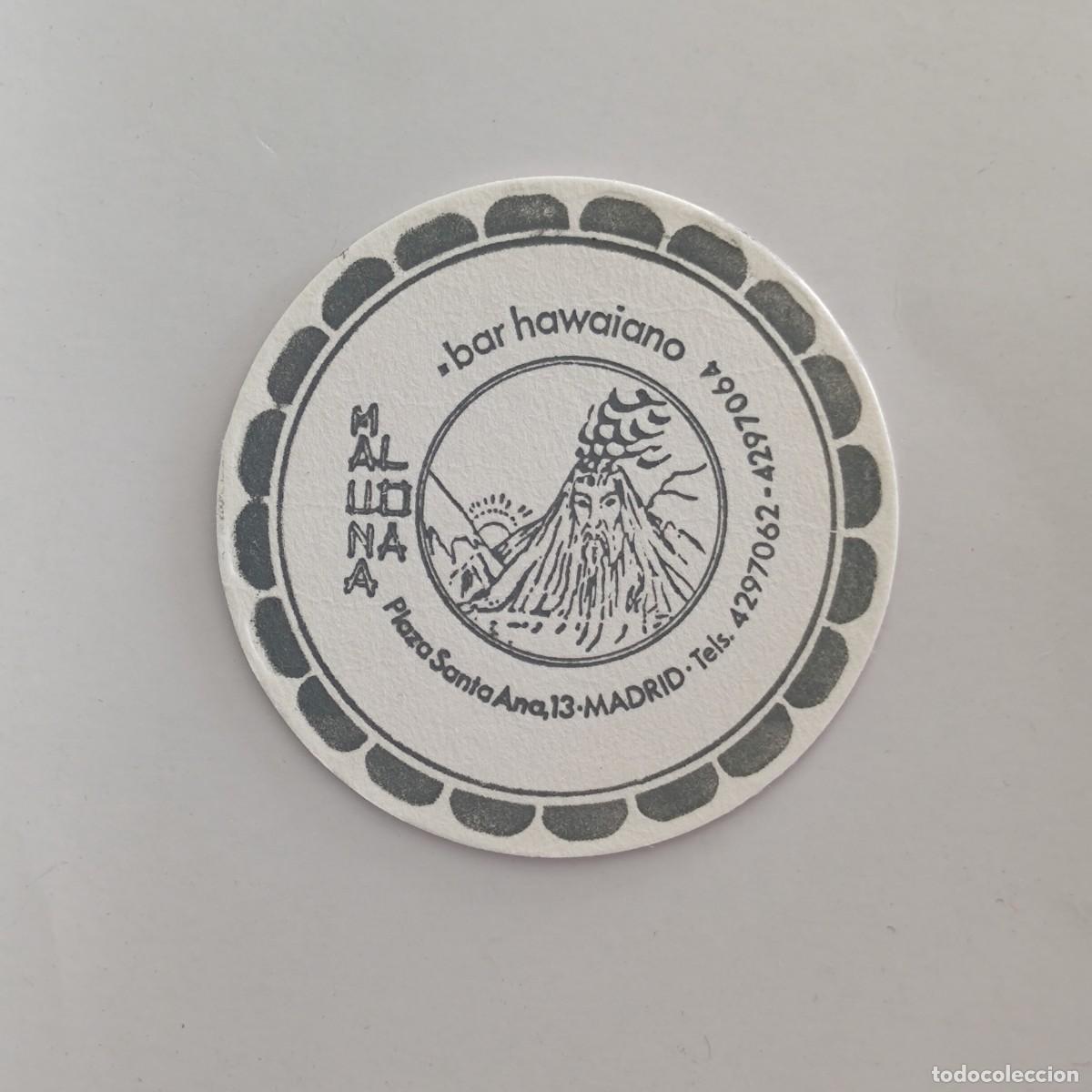 Otros Art&iacute;culos de Coleccionismo en Papel: POSAVASOS - MADRID - MAUNA LOA BAR HAWAIANO - 1987