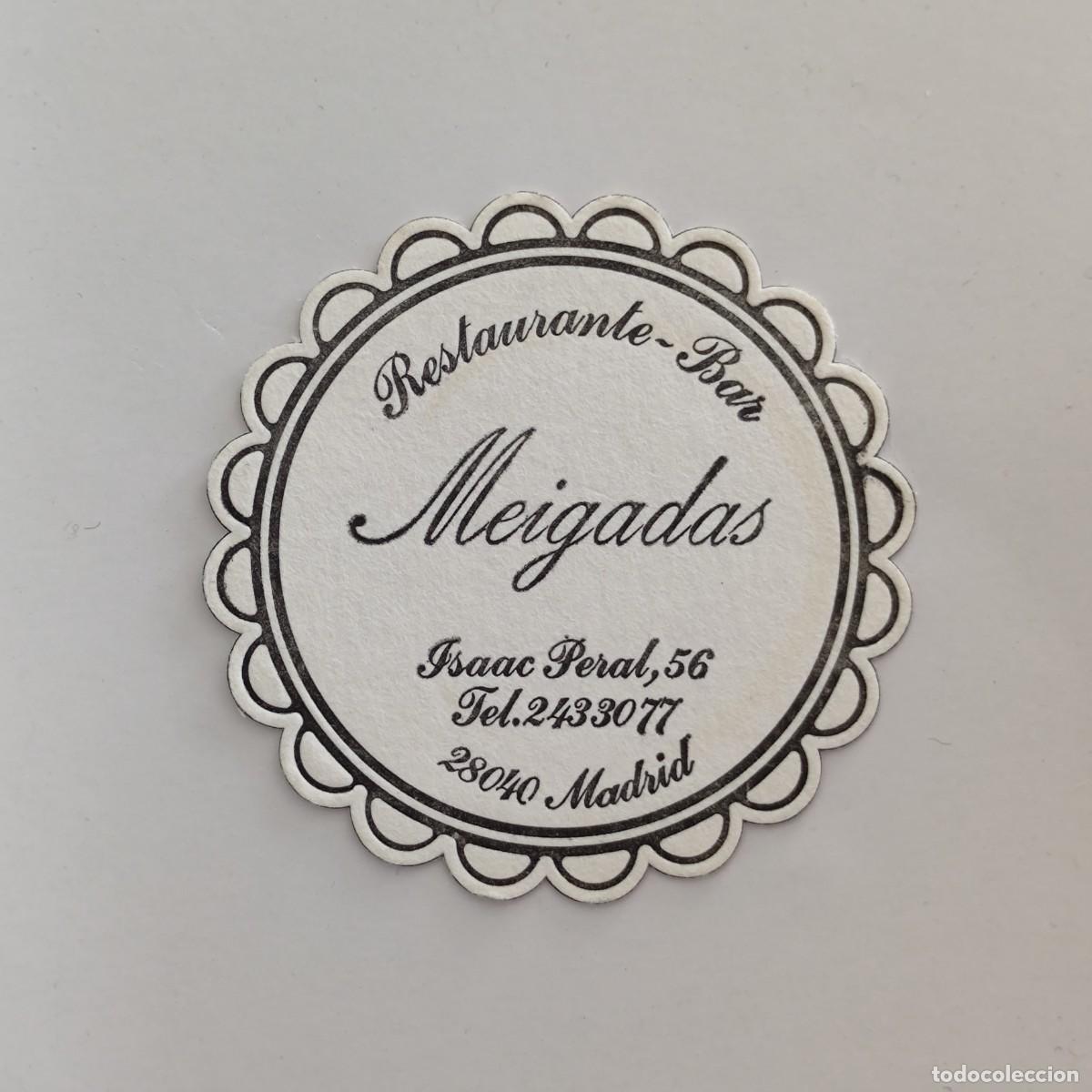 Paper Collecting Others: POSAVASOS - MADRID - MEIGADAS RESTAURANTE BAR - 1987