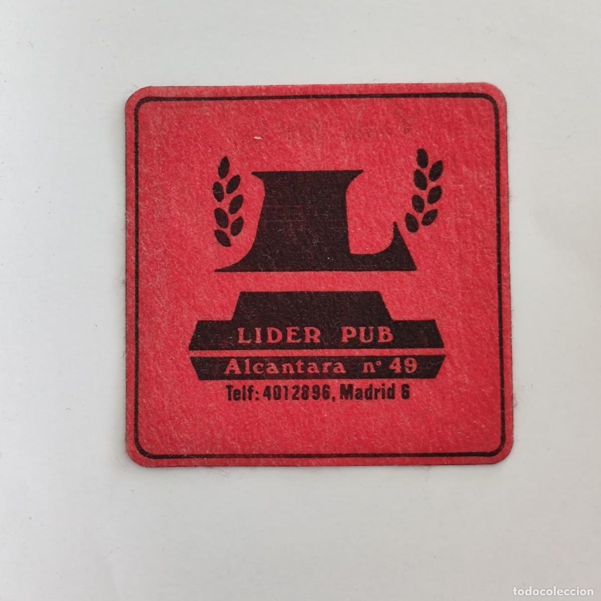 Otros Art&iacute;culos de Coleccionismo en Papel: POSAVASOS - MADRID - LIDER PUB - 1985