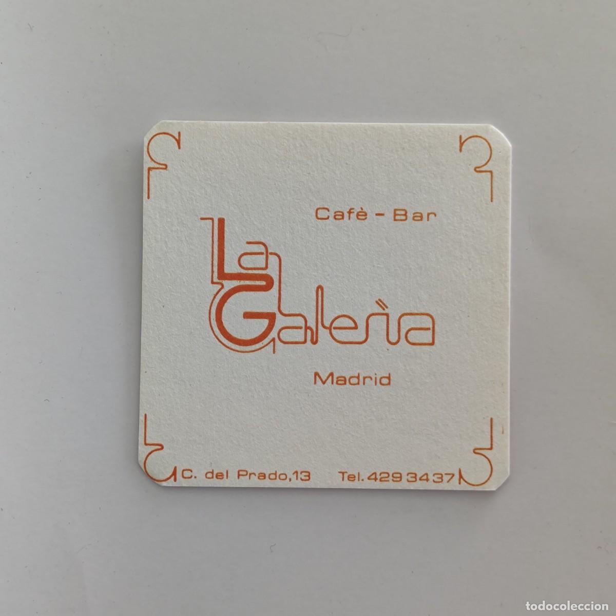 Otros Art&iacute;culos de Coleccionismo en Papel: POSAVASOS - MADRID - LA GALERIA CAFE BAR - 1985