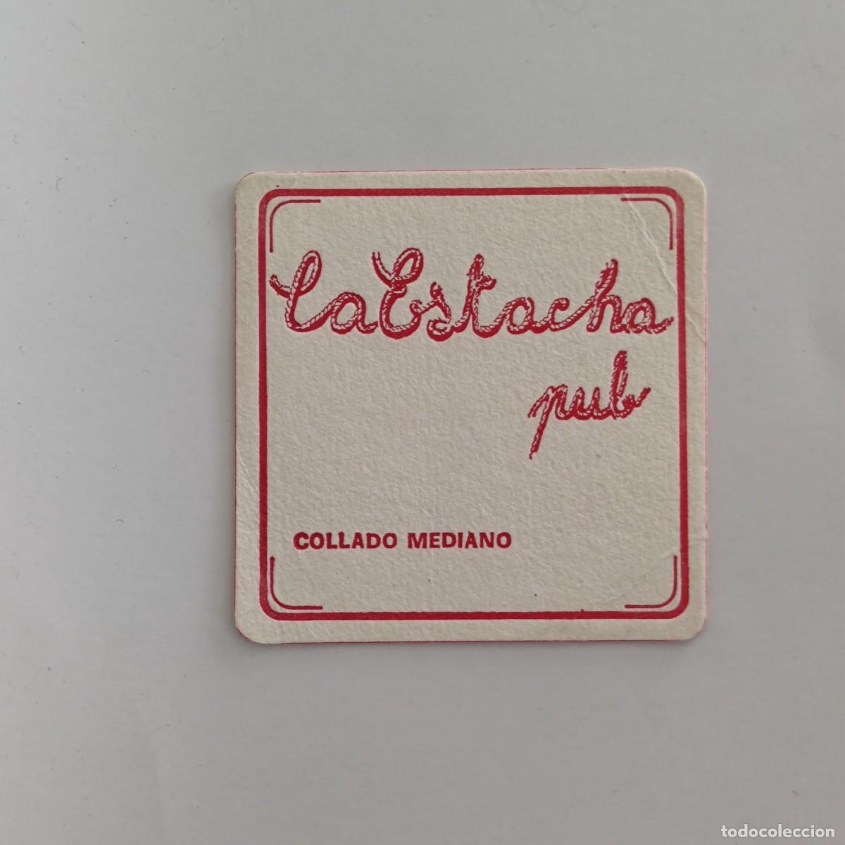 Otros Art&iacute;culos de Coleccionismo en Papel: POSAVASOS - MADRID / COLLADO MEDIANO - LA ESTACHA PUB - 1983