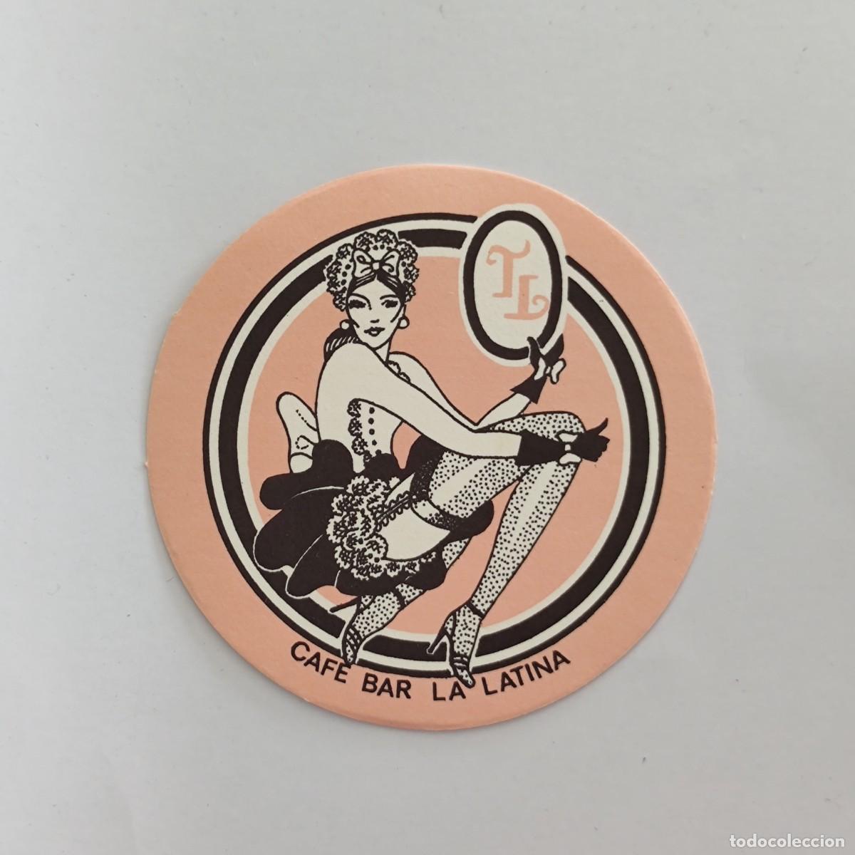 Otros Art&iacute;culos de Coleccionismo en Papel: POSAVASOS - MADRID - LA LATINA CAFE BAR - 1985 - MUJER SEXO MUSICA BAILE