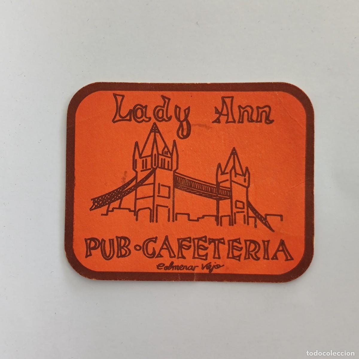 Otros Art&iacute;culos de Coleccionismo en Papel: POSAVASOS - MADRID / COLMENAR VIEJO - LADY ANN PUB CAFETERIA - 1983 - PUENTE LONDRES UNITED KINGDOM