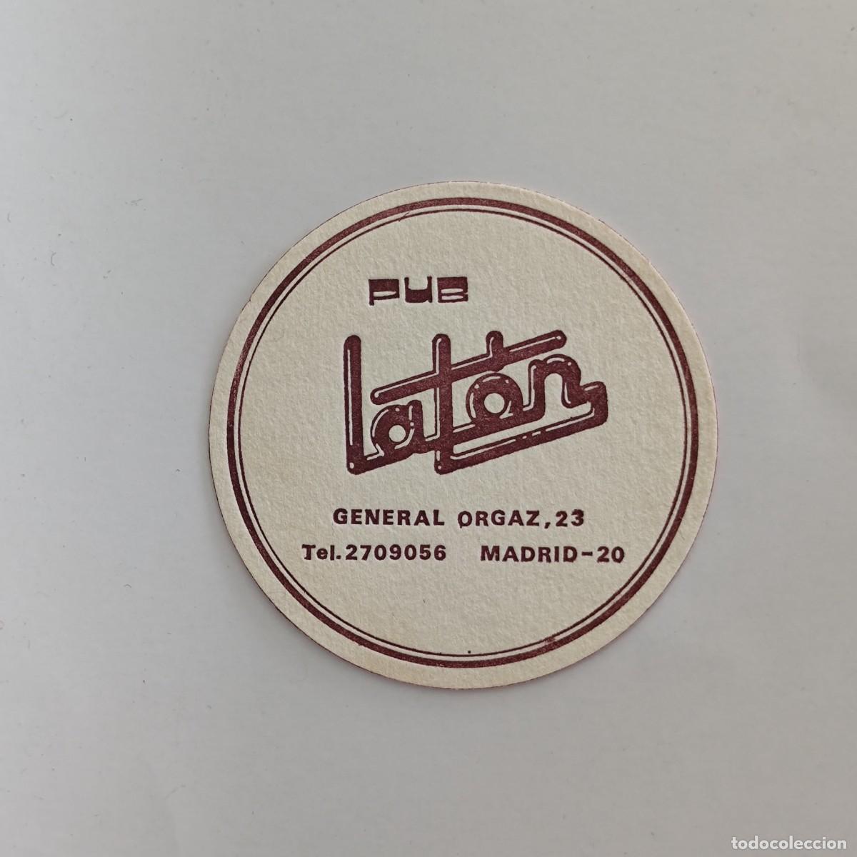 Otros Art&iacute;culos de Coleccionismo en Papel: POSAVASOS - MADRID - LATON PUB - 1983