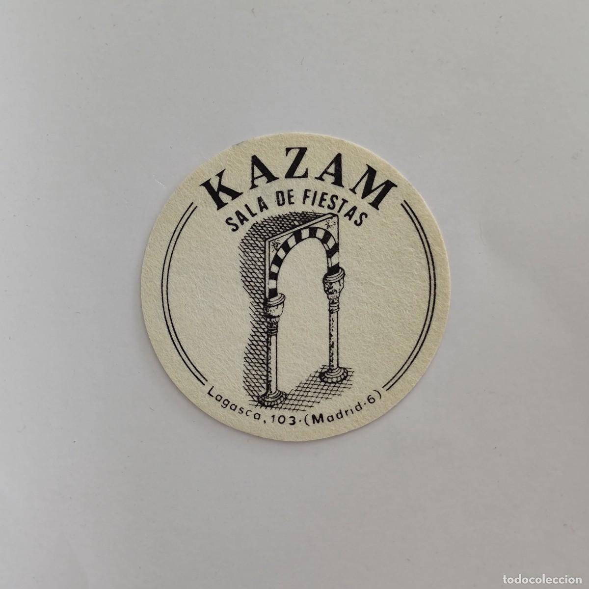 Otros Art&iacute;culos de Coleccionismo en Papel: POSAVASOS - MADRID - KAZAM SALA DE FIESTAS - 1986