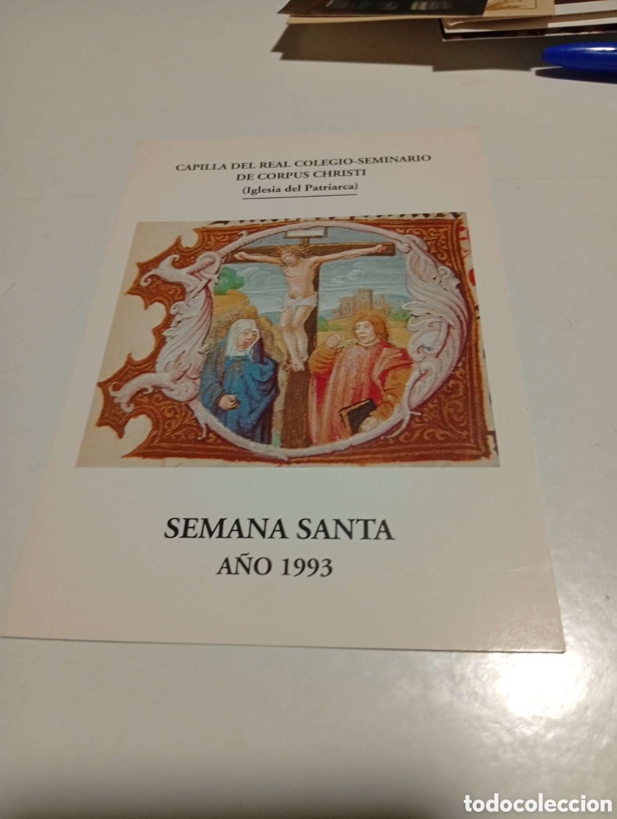 Otros Art&iacute;culos de Coleccionismo en Papel: Estampa religiosa capilla del Real colegio seminario de Corpus Christi 1993