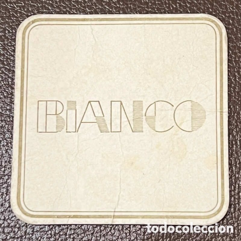 Otros Art&iacute;culos de Coleccionismo en Papel: Posavasos. Pub y Discotecas BIANCO. A&ntilde;os 70.