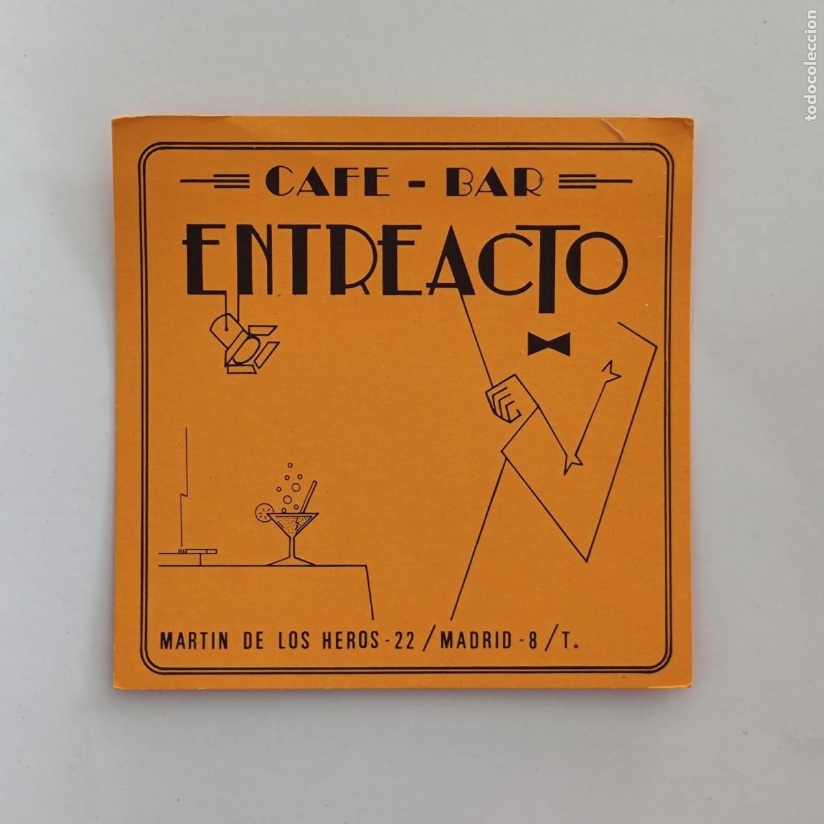 Otros Art&iacute;culos de Coleccionismo en Papel: POSAVASOS - MADRID - ENTREACTO CAFE BAR