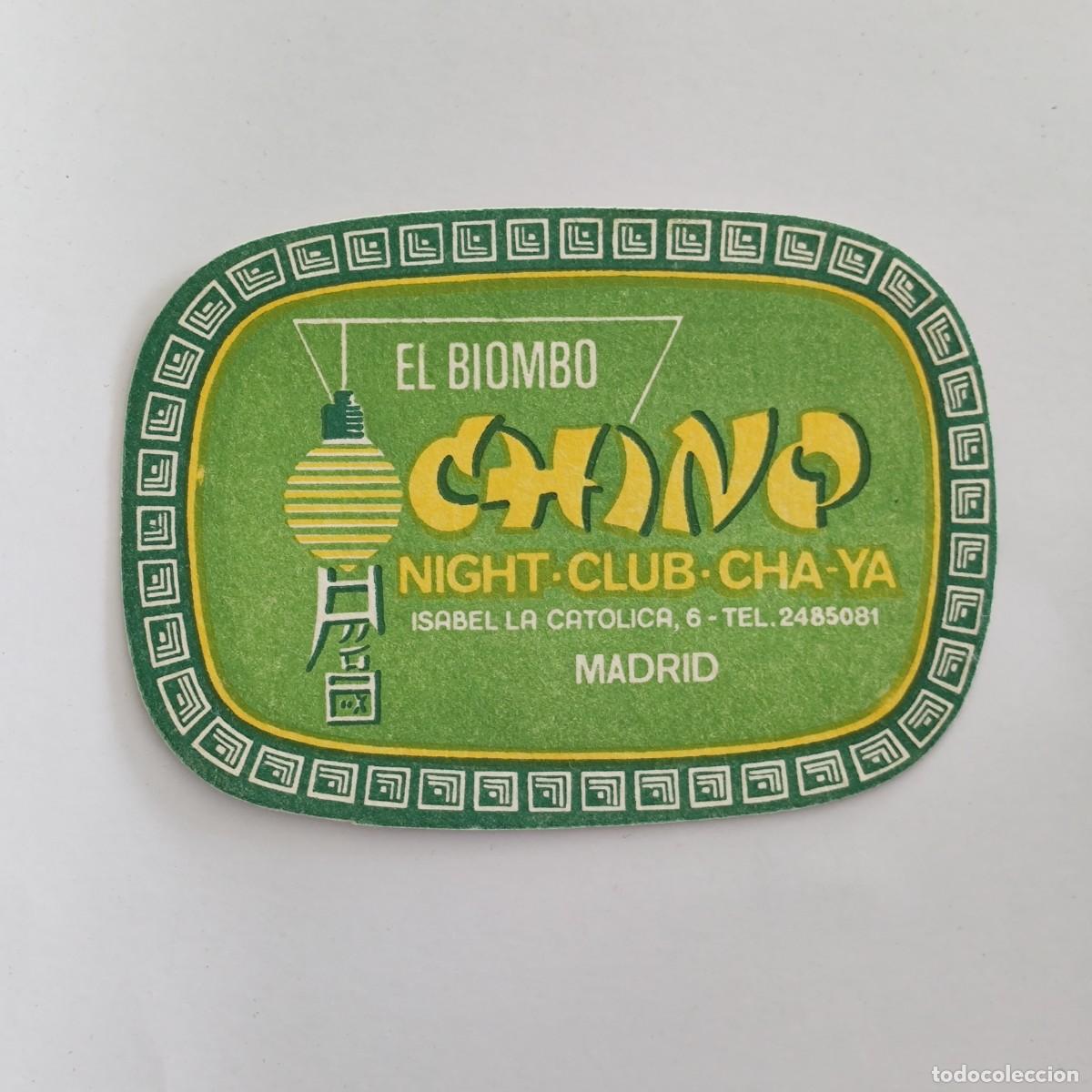 Otros Art&iacute;culos de Coleccionismo en Papel: POSAVASOS - MADRID - EL BIOMBO CHINO NIGHT CLUB CHA-YA