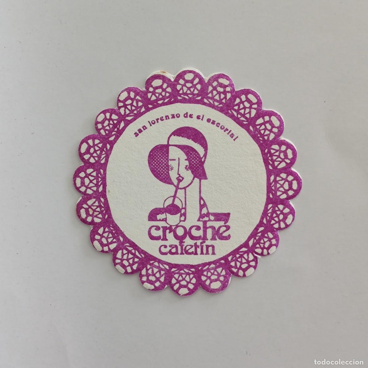 Otros Art&iacute;culos de Coleccionismo en Papel: POSAVASOS - MADRID / SAN LORENZO DE EL ESCORIAL - CROCHE CAFETIN - MUJER