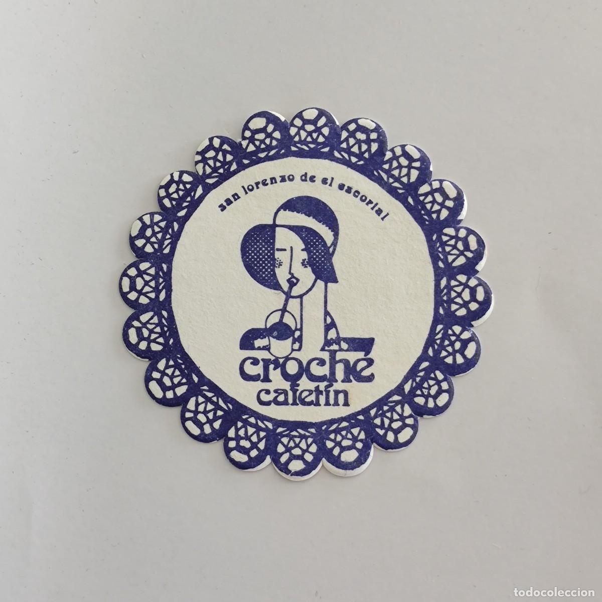 Otros Art&iacute;culos de Coleccionismo en Papel: POSAVASOS - MADRID / SAN LORENZO DE EL ESCORIAL - CROCHE CAFETIN - MUJER