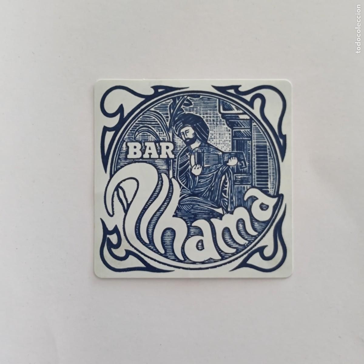 Otros Art&iacute;culos de Coleccionismo en Papel: POSAVASOS PLASTICO - MADRID - ALHAMA BAR - ARABE MUSICA