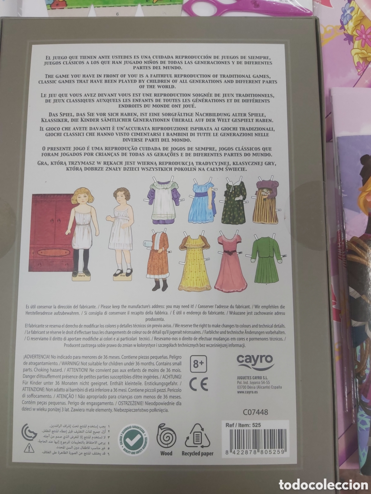 Otros Art&iacute;culos de Coleccionismo en Papel: Recortables paper dolls