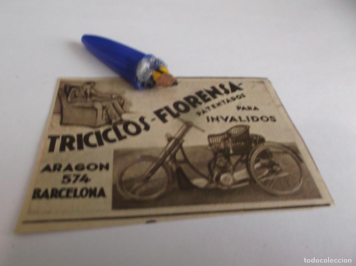 Otros Art&iacute;culos de Coleccionismo en Papel: RECORTE PUBLI. A&Ntilde;O 1934 .- TRICICLOS MOTO- FLORENSA PATENTADOS PARA INV&Aacute;LIDOS - BARCELONA
