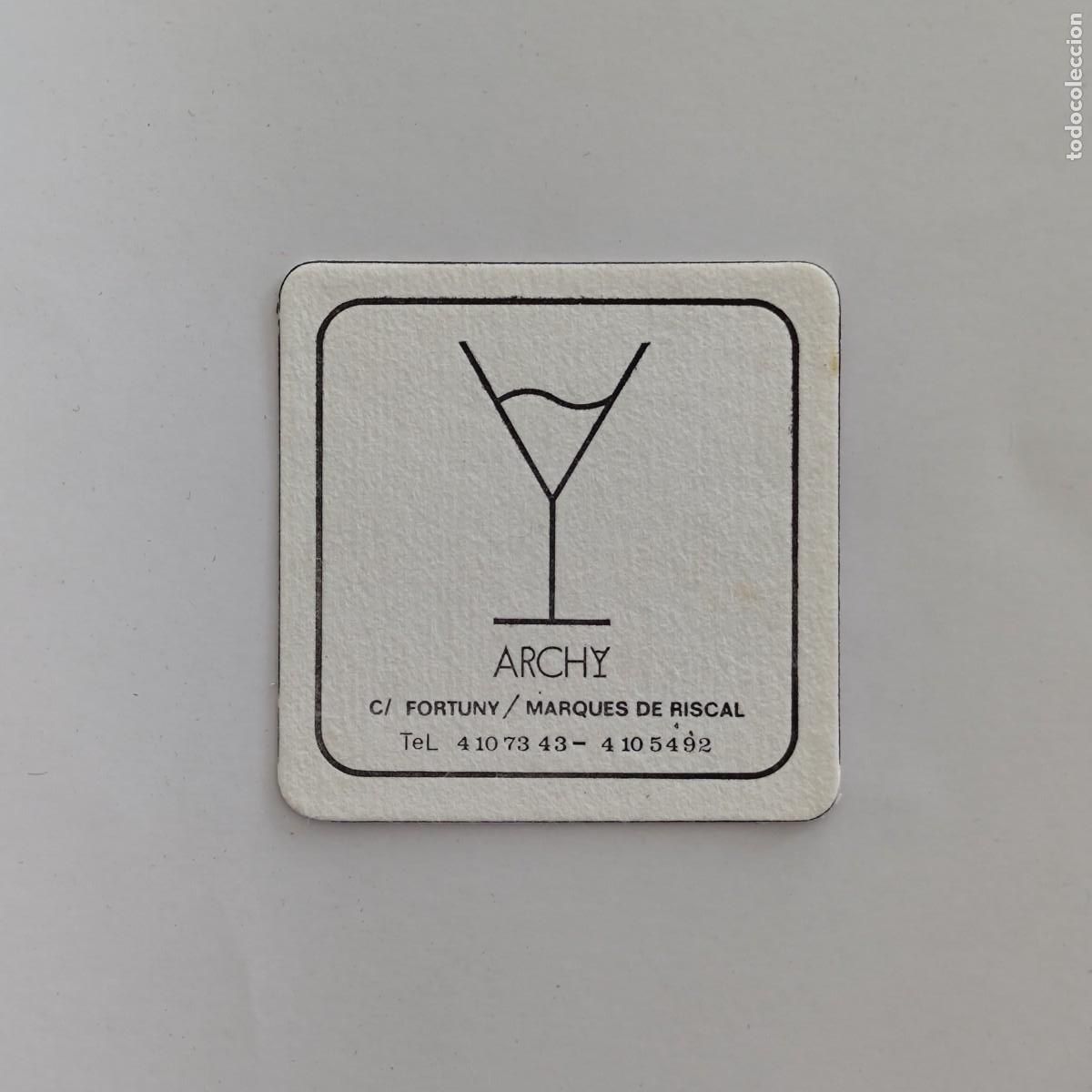 Otros Art&iacute;culos de Coleccionismo en Papel: POSAVASOS PLASTICO - MADRID - ARCHY