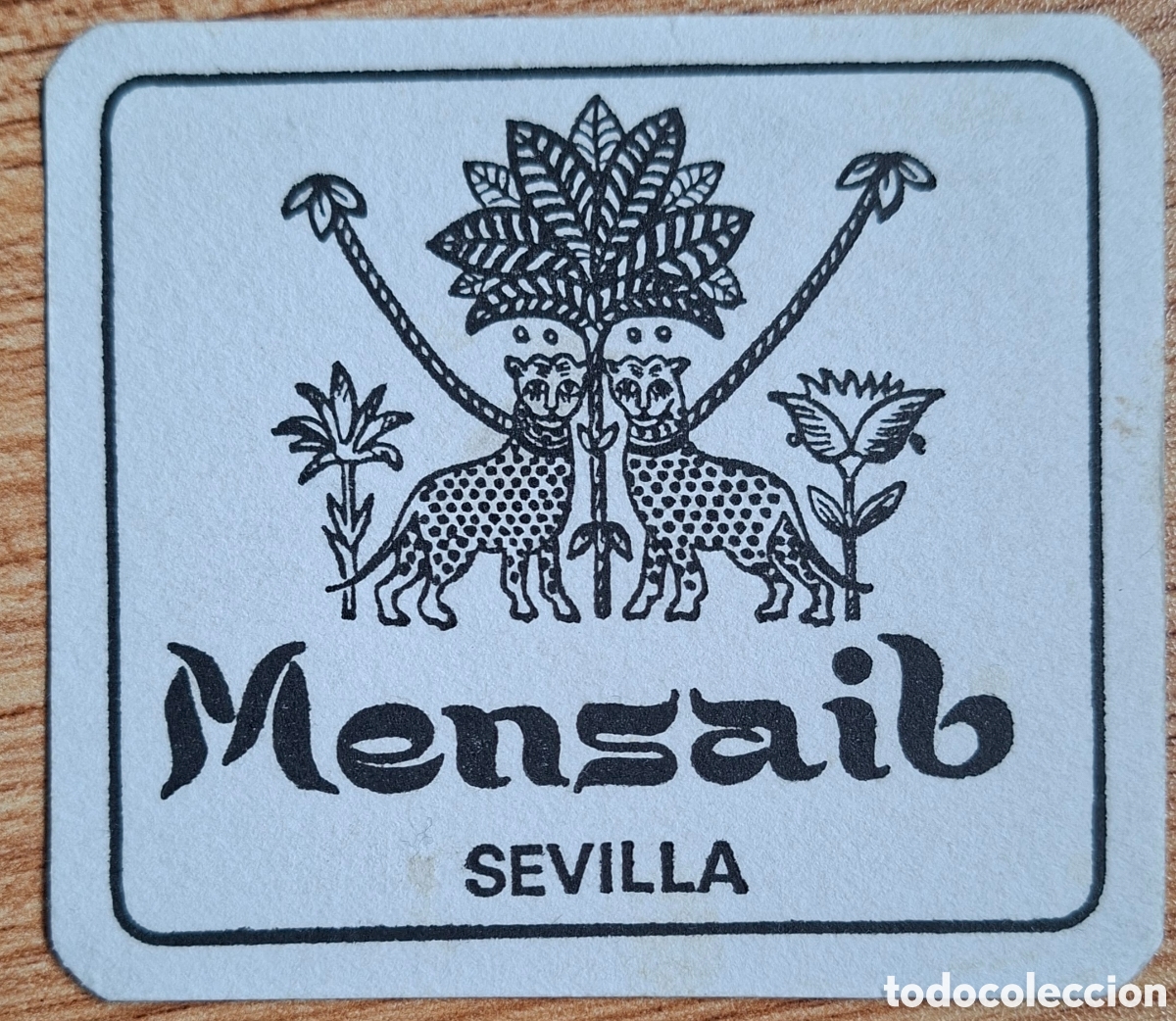Otros Art&iacute;culos de Coleccionismo en Papel: Posavasos Mensaib Bar - Sevilla