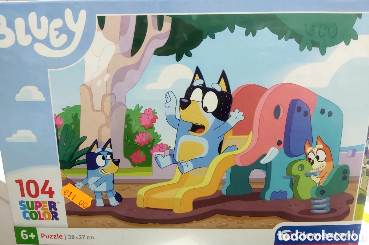 Otros Art&iacute;culos de Coleccionismo en Papel: Puzzle clementoni de Bluey