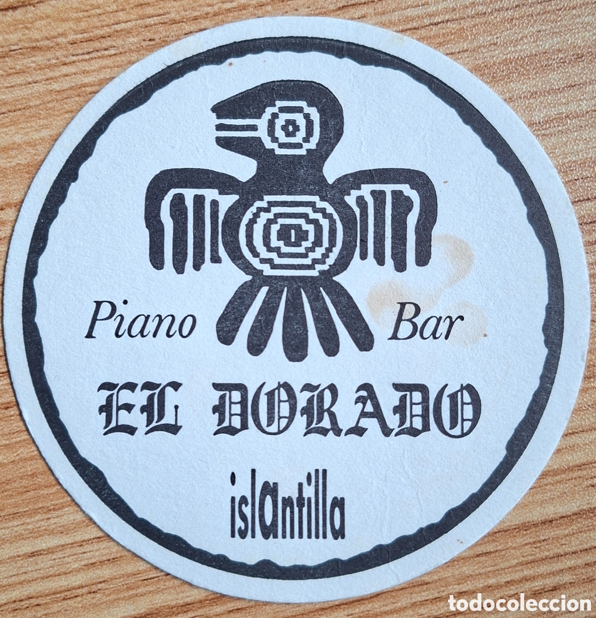 Otros Art&iacute;culos de Coleccionismo en Papel: Posavasos Piano Bar El Dorado - Islantilla (Huelva)