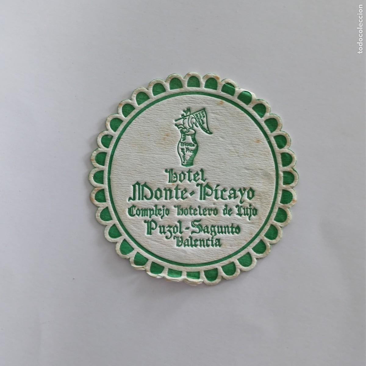 Otros Art&iacute;culos de Coleccionismo en Papel: POSAVASOS - VALENCIA / PUZOL SAGUNTO - HOTEL MONTE PICAYO - ZORRO FAUNA