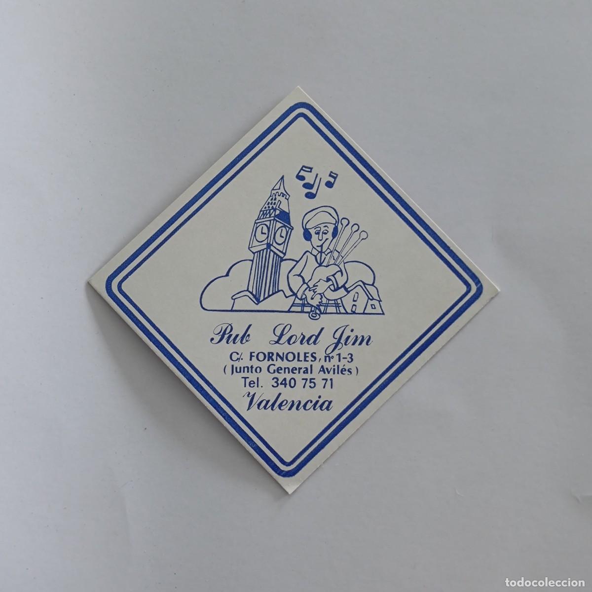 Otros Art&iacute;culos de Coleccionismo en Papel: POSAVASOS - VALENCIA - LORD JIM PUB - BIG BEN RELOJ LONDON UNITED KINGDOM GAITA MUSICA