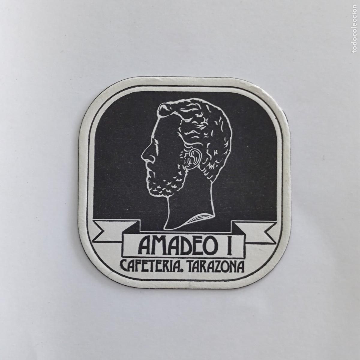 Otros Art&iacute;culos de Coleccionismo en Papel: POSAVASOS - ZARAGOZA / TARAZONA - AMADEO I CAFETERIA