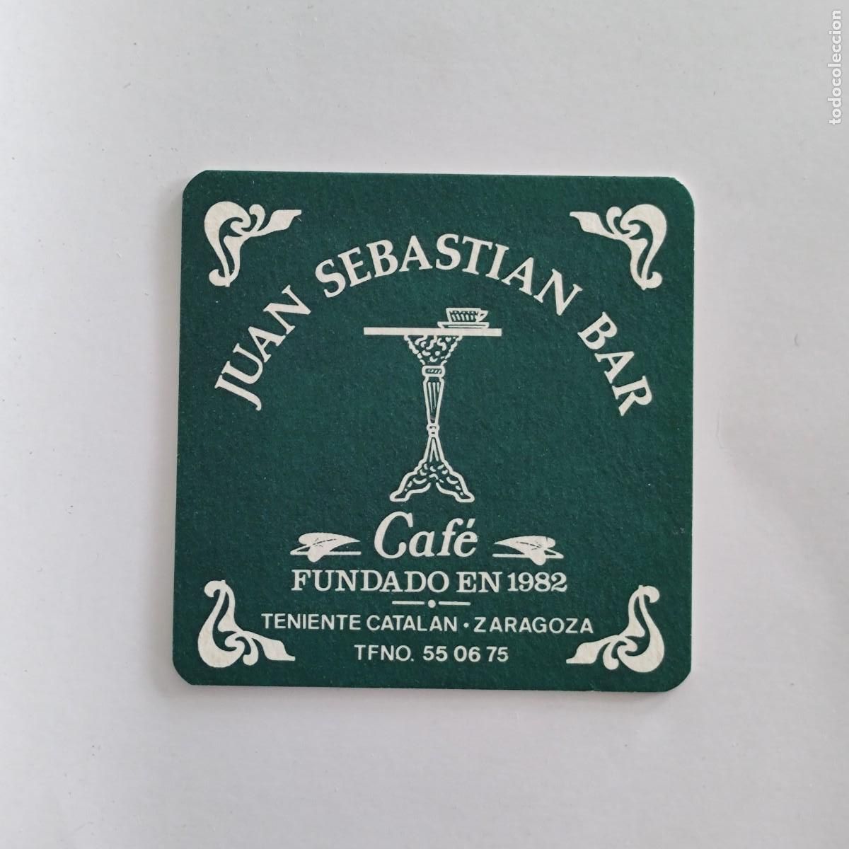 Otros Art&iacute;culos de Coleccionismo en Papel: POSAVASOS - ZARAGOZA - JUAN SEBASTIAN BAR CAFE