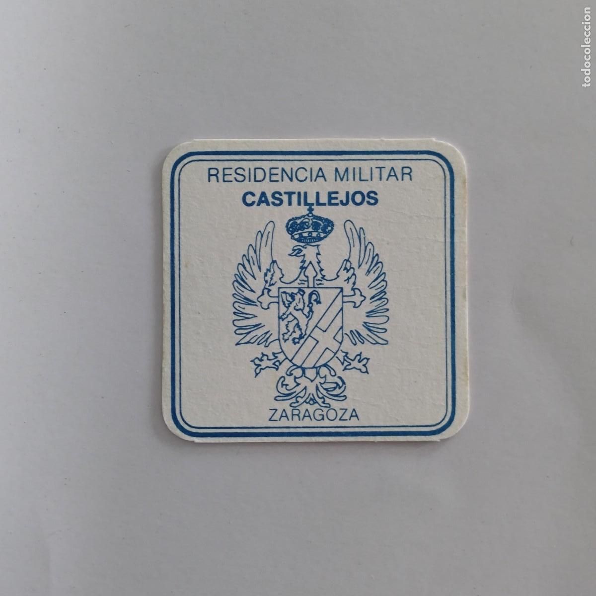 Otros Art&iacute;culos de Coleccionismo en Papel: POSAVASOS - ZARAGOZA - RESIDENCIA MILITAR CASTILLEJOS - HERALDICA
