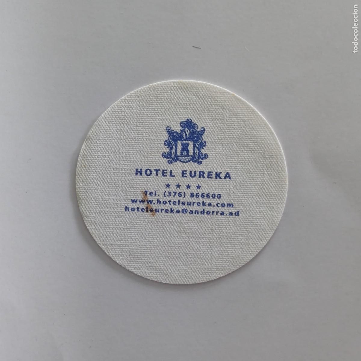 Otros Art&iacute;culos de Coleccionismo en Papel: POSAVASOS - HOTEL EUREKA - ANDORRA - HERALDICA