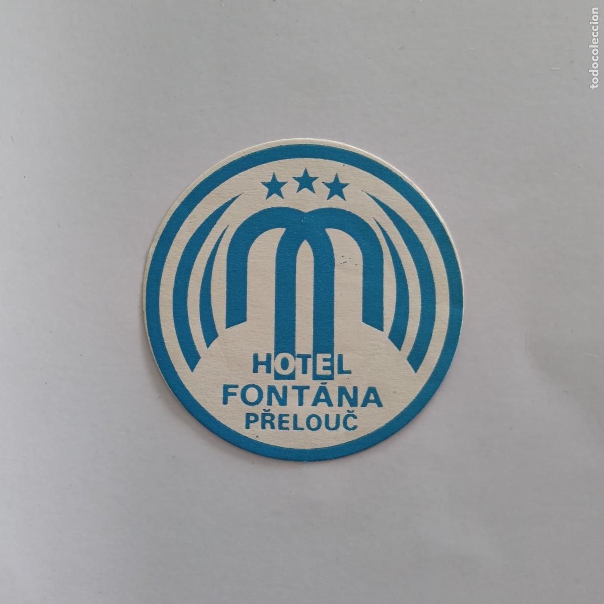 Otros Art&iacute;culos de Coleccionismo en Papel: POSAVASOS - HOTEL FONTANA - PRELOUC CHEQUIA