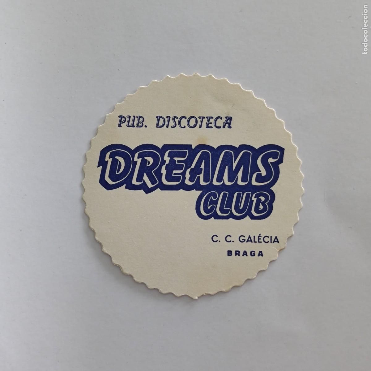 Otros Art&iacute;culos de Coleccionismo en Papel: POSAVASOS - DREAMS CLUB PUB DISCOTECA - BRAGA PORTUGAL