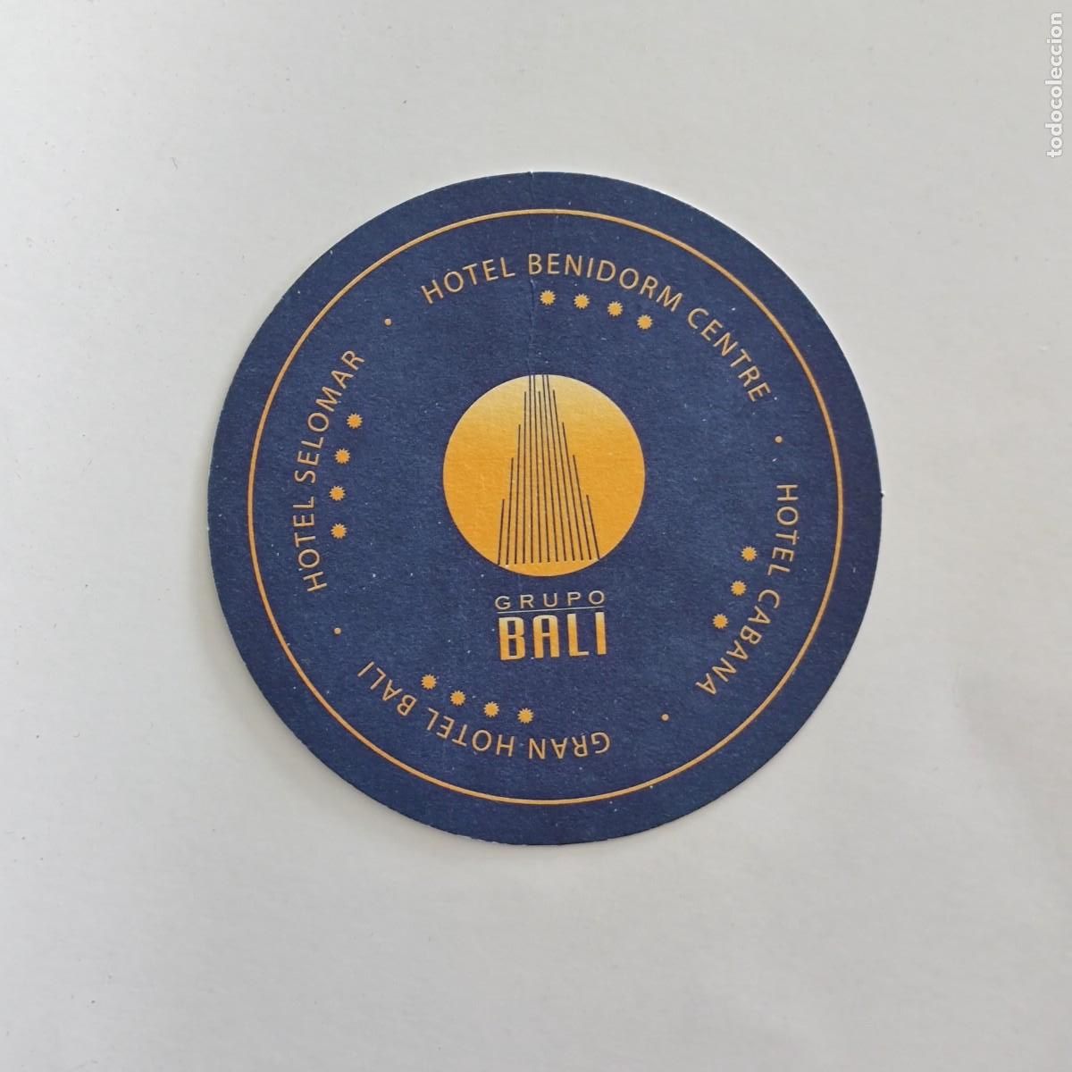 Otros Art&iacute;culos de Coleccionismo en Papel: POSAVASOS - ALICANTE / BENIDORM - GRUPO BALI HOTEL
