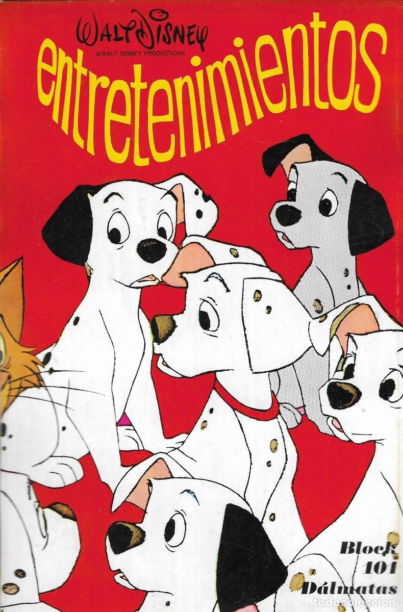 Otros Art&iacute;culos de Coleccionismo en Papel: BLOCK ENTRETENIMIENTOS - BLOCK 101 D&Aacute;LMATAS - WALT DISNEY - SUSAETA EDICIONES, S.A. 1974.