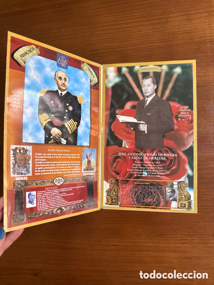 Otros Art&iacute;culos de Coleccionismo en Papel: Tarjeta Musical Franco y Primo de Rivera