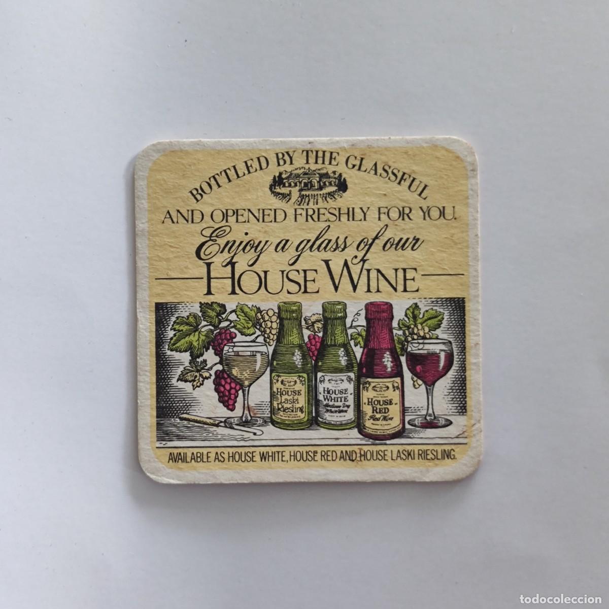 Collectionnisme Papier divers: POSAVASOS - HOUSE WINE - VINO