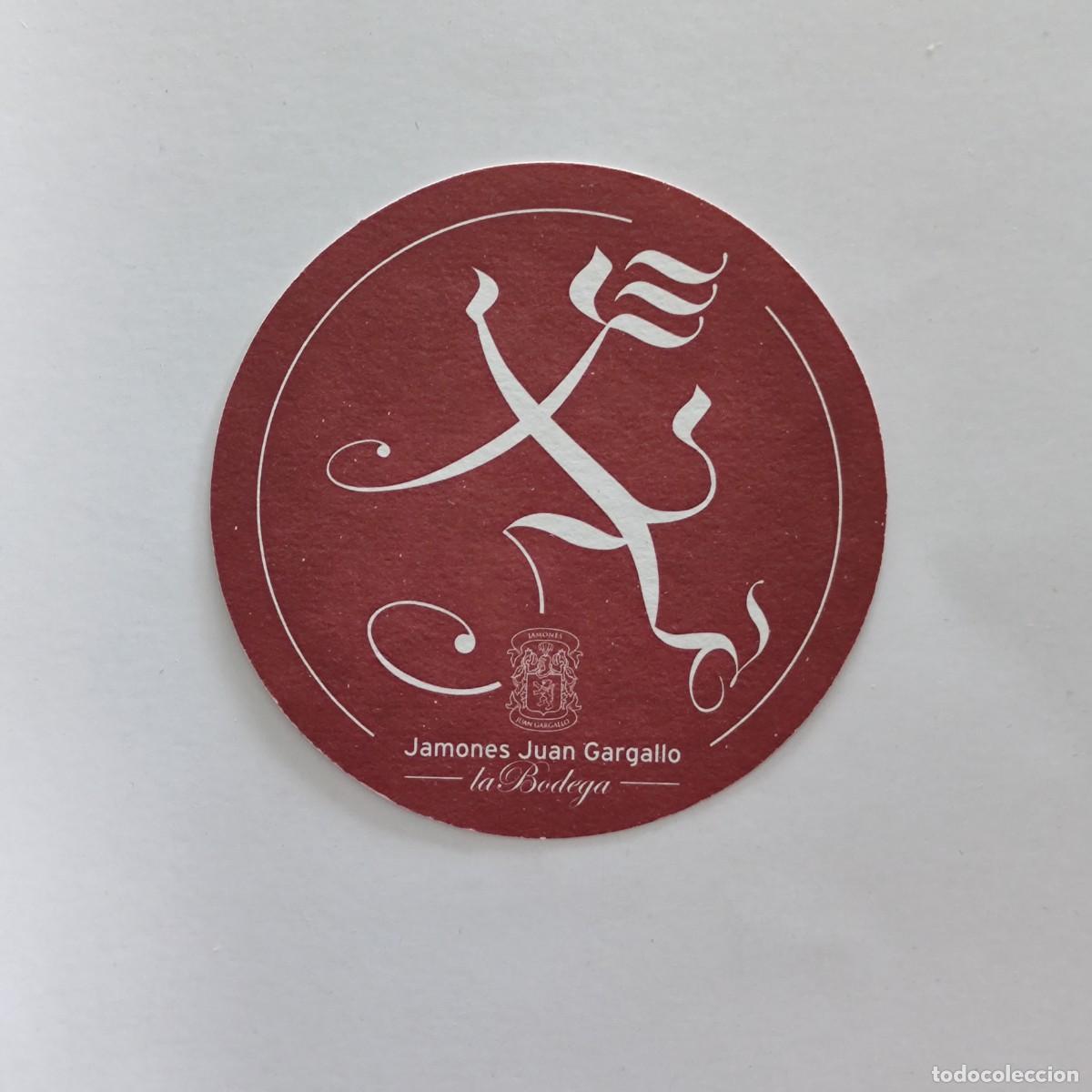 Otros Art&iacute;culos de Coleccionismo en Papel: POSAVASOS - JAMONES JUAN GARGALLO LA BODEGA - VALENCIA - HERALDICA