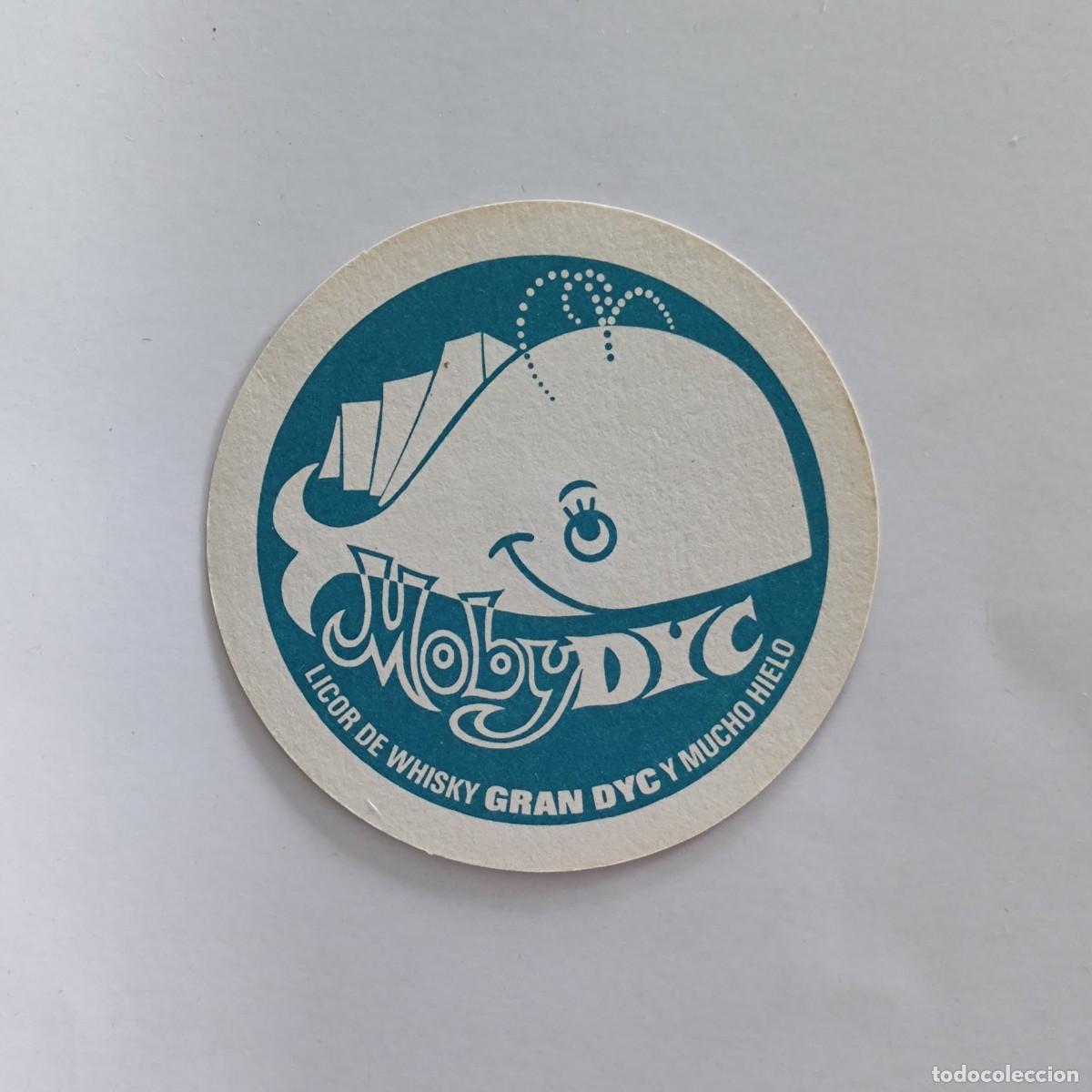 Otros Art&iacute;culos de Coleccionismo en Papel: POSAVASOS - MOBYDYC - LICOR DE WHISKY GRAN DYC - BALLENA FAUNA - 1983