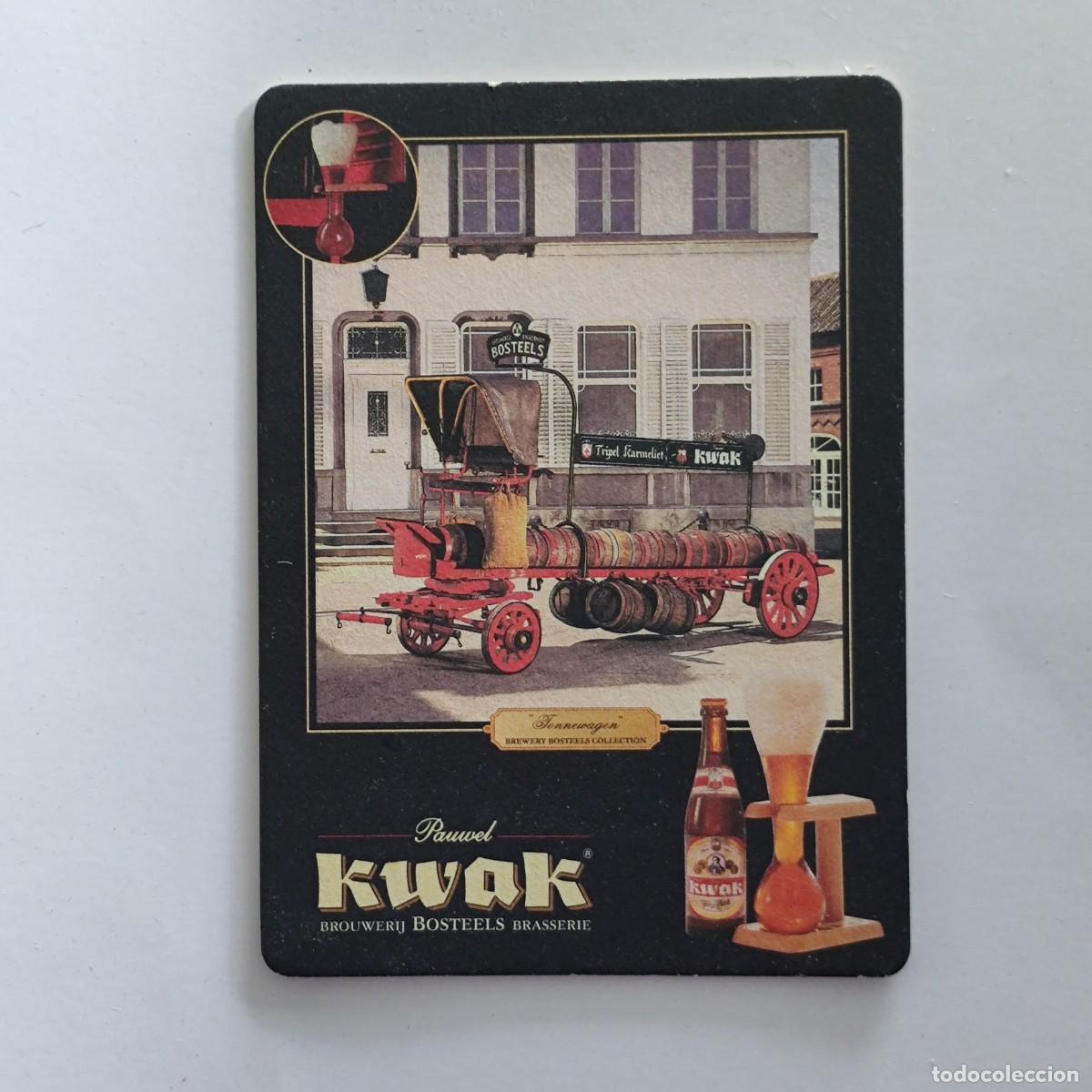 Otros Art&iacute;culos de Coleccionismo en Papel: POSAVASOS / TARJETA POSTAL - KWAK - TONNEWAGEN - CARRO - CERVEZA