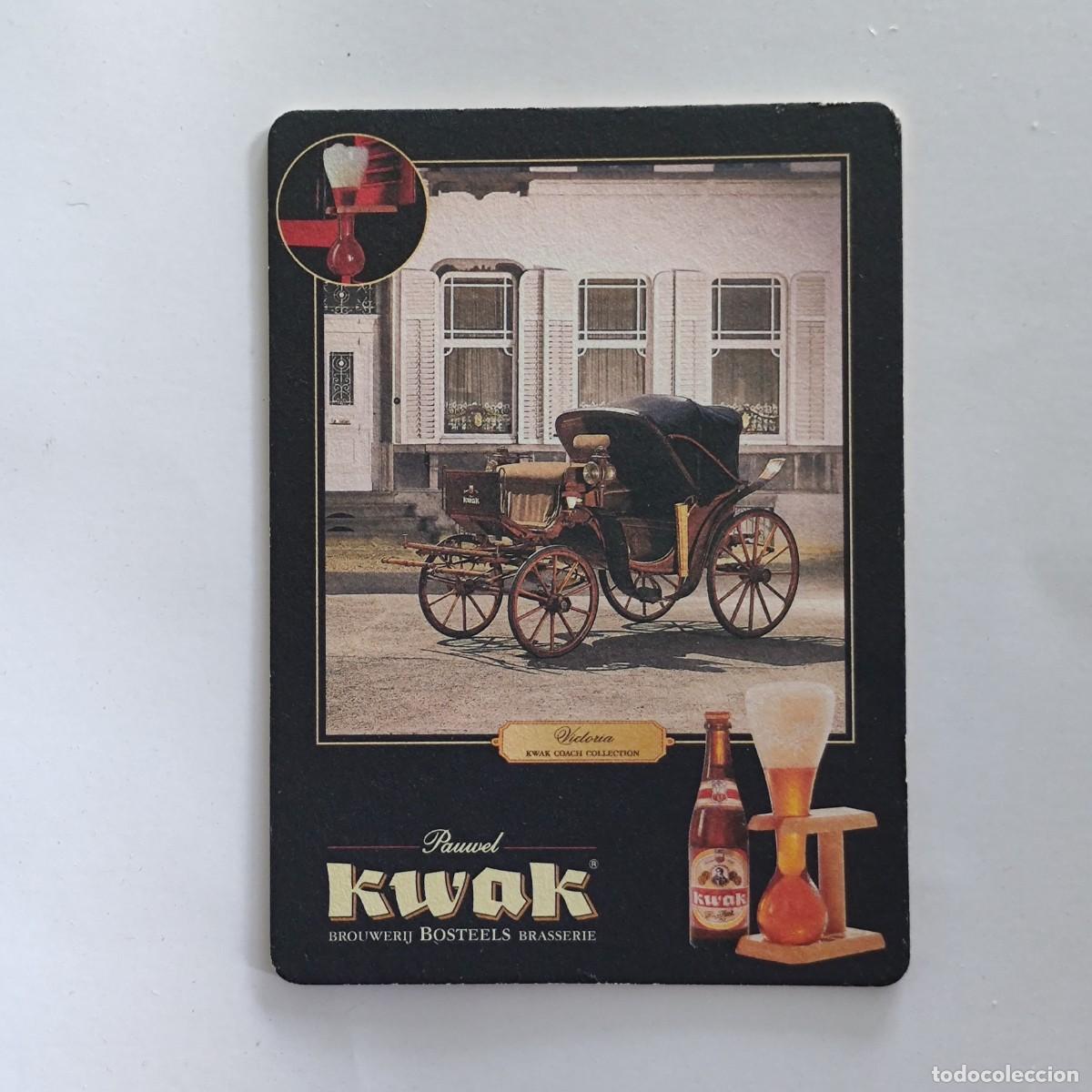Otros Art&iacute;culos de Coleccionismo en Papel: POSAVASOS / TARJETA POSTAL - KWAK - VICTORIA - CARROZA - CERVEZA