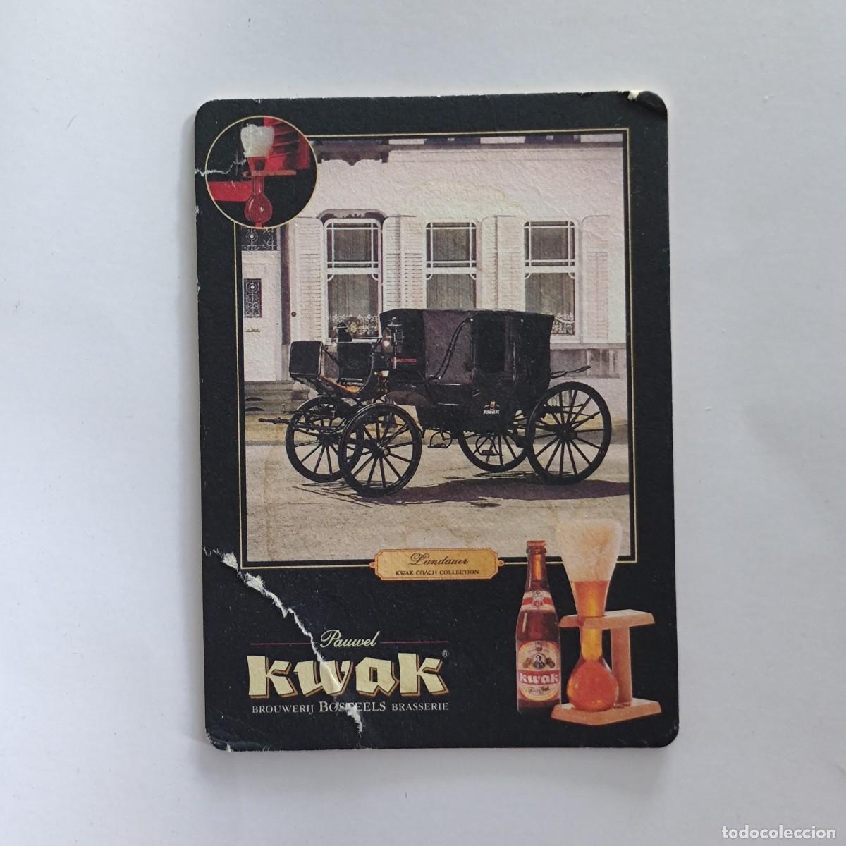 Otros Art&iacute;culos de Coleccionismo en Papel: POSAVASOS / TARJETA POSTAL - KWAK - LANDAUER - CARROZA - CERVEZA