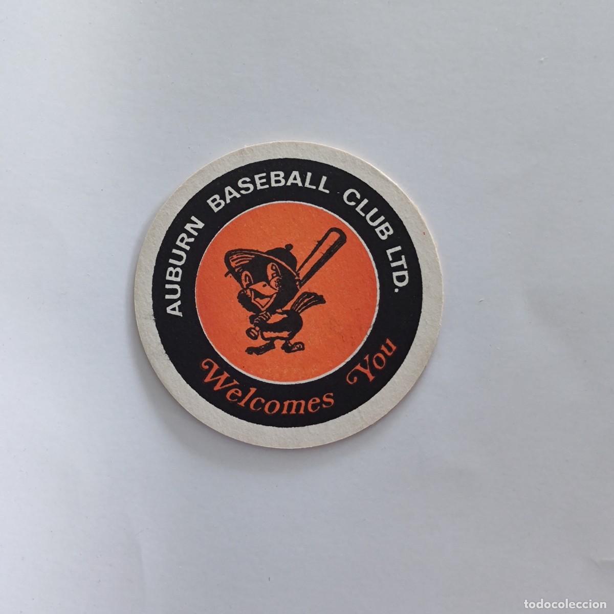 Otros Art&iacute;culos de Coleccionismo en Papel: POSAVASOS - AUBURN BASEBALL CLUB - BALTIMORE OHIO USA - PAJARO BEISBOL DEPORTES