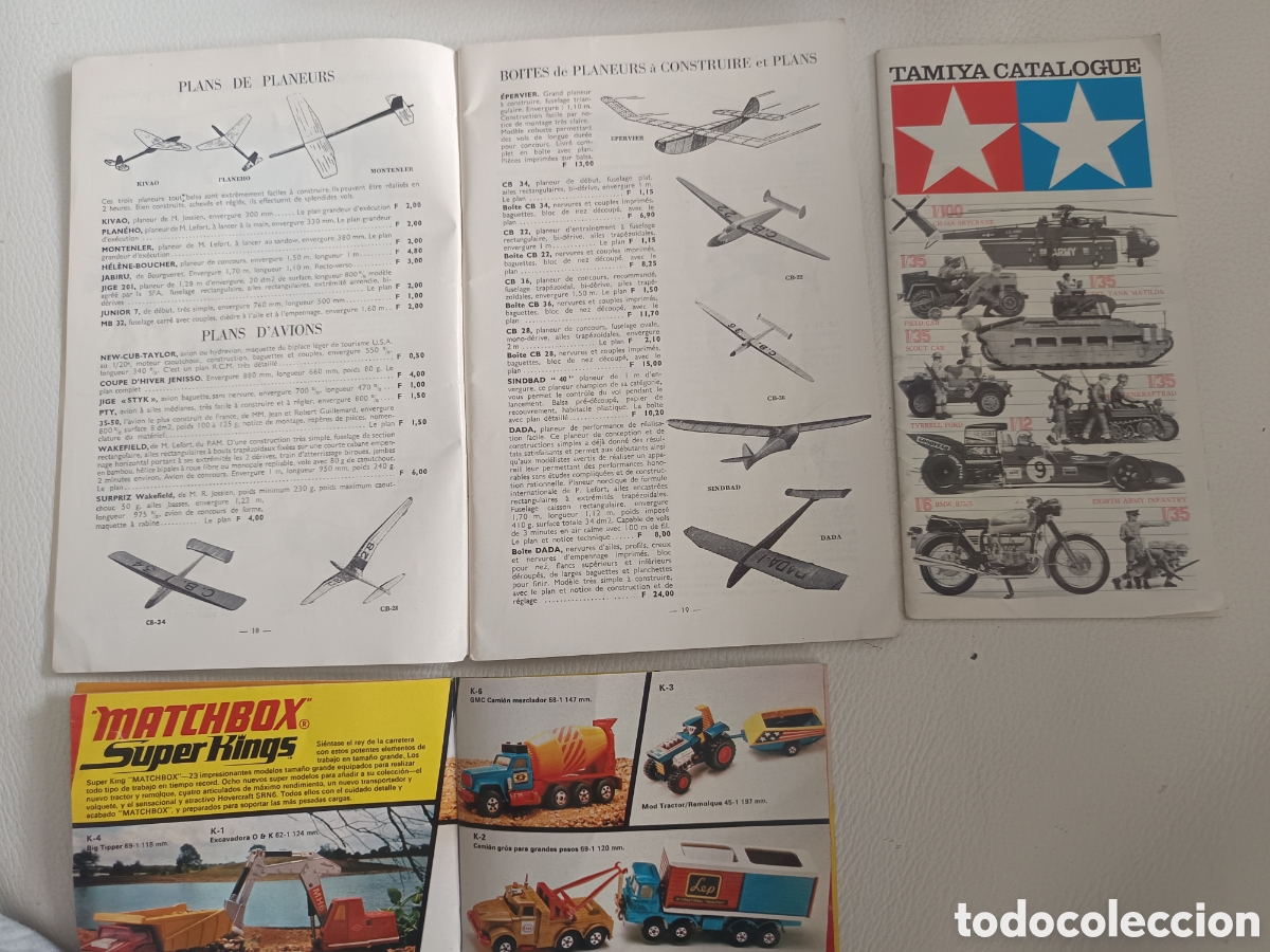 Otros Art&iacute;culos de Coleccionismo en Papel: Cat&aacute;logos antiguos de maquetas