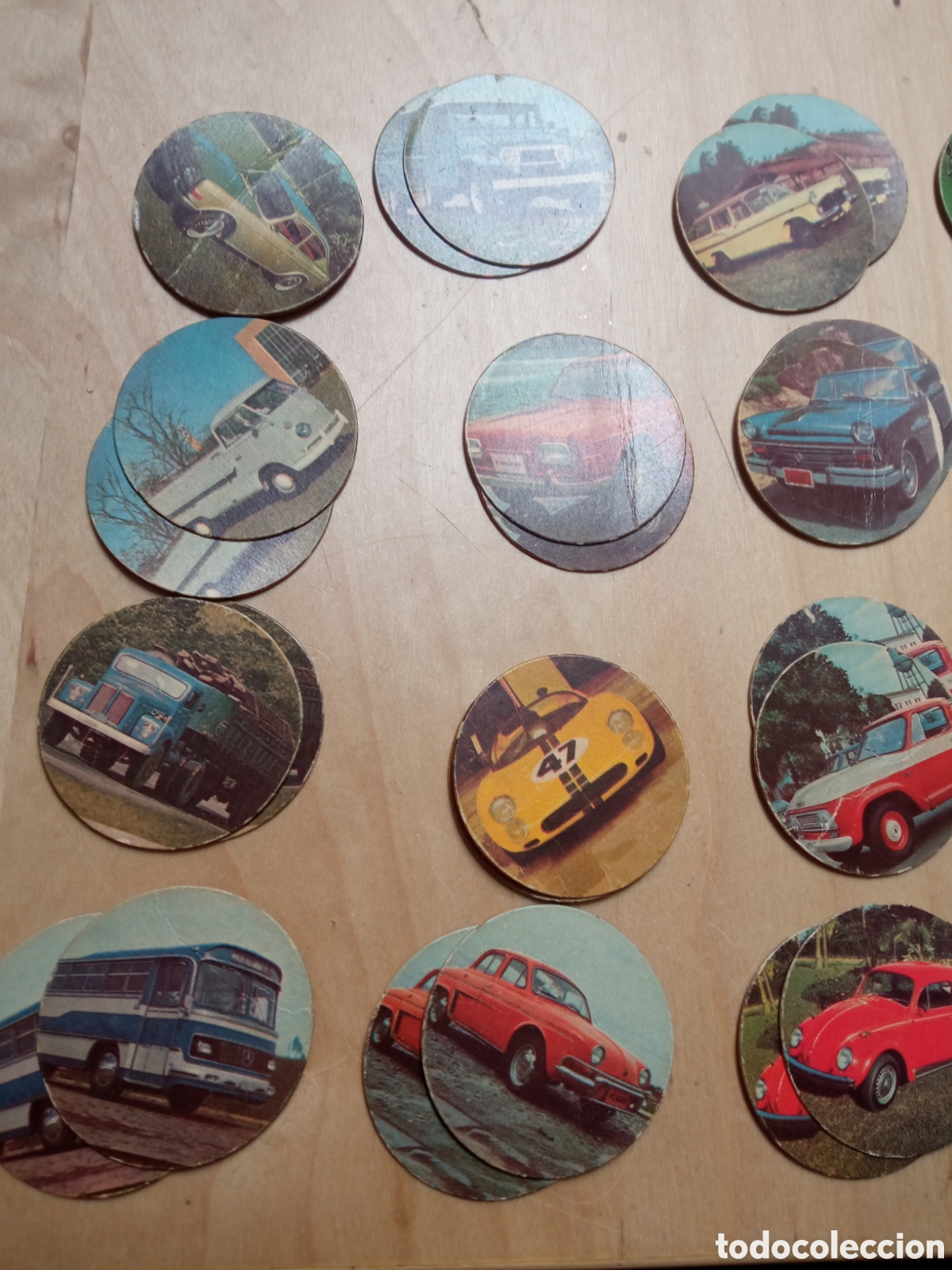 Otros Art&iacute;culos de Coleccionismo en Papel: Shell Excede fichas coches. Juego de memoria. A&ntilde;os 70