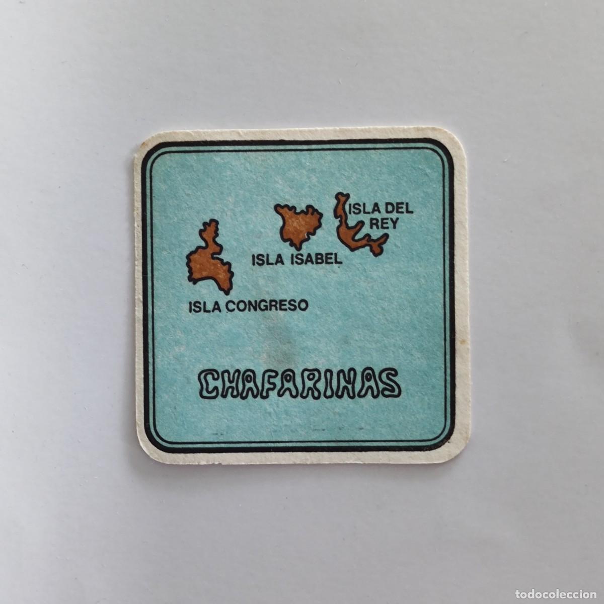 Otros Art&iacute;culos de Coleccionismo en Papel: POSAVASOS - CHAFARINAS - 1986 - MAPA ISLAS - MILITAR