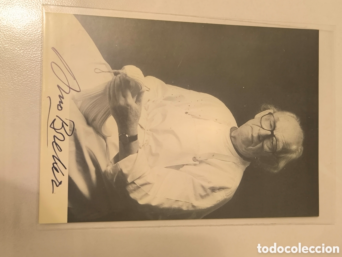 Otros Art&iacute;culos de Coleccionismo en Papel: Autografo Arno Brecker