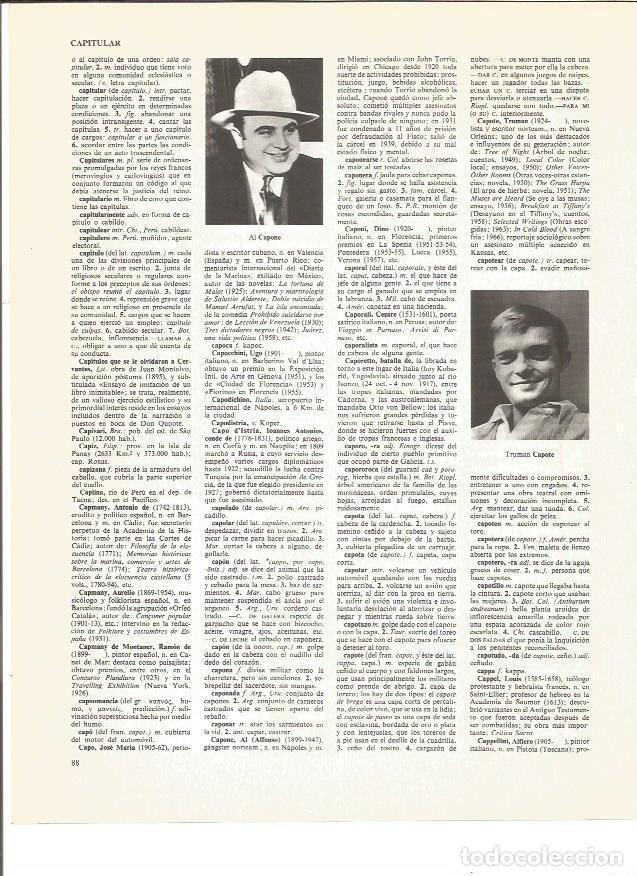 Otros art&iacute;culos de coleccionismo en papel: LAMINA V01000: Al Capone y Truman Capote - VVAA